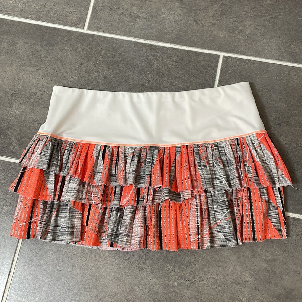 Lucky in Love ~ Spaced Out Limitless Pleated‎ Scallop Skirt size Large - Picture 2 of 7